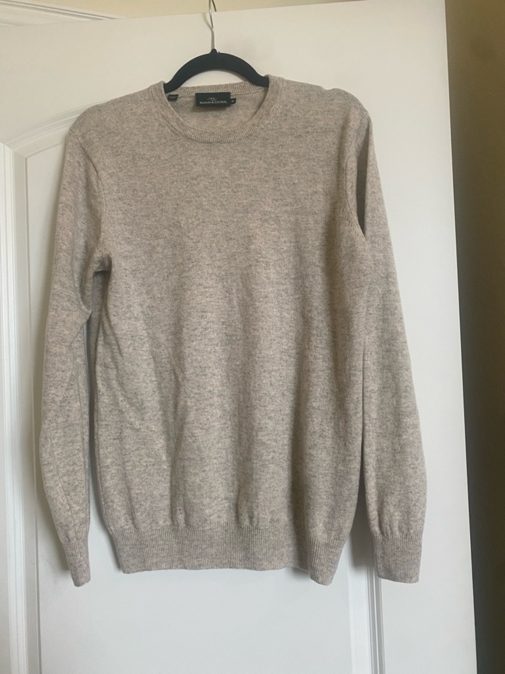 Rodd & Gunn Men’s Crewneck Sweater in Light Oatmeal